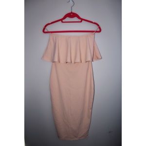 Ruffle bandeau dress